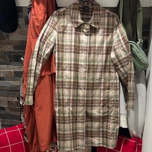 GAP Plaid Jacket  in Brown and Cream